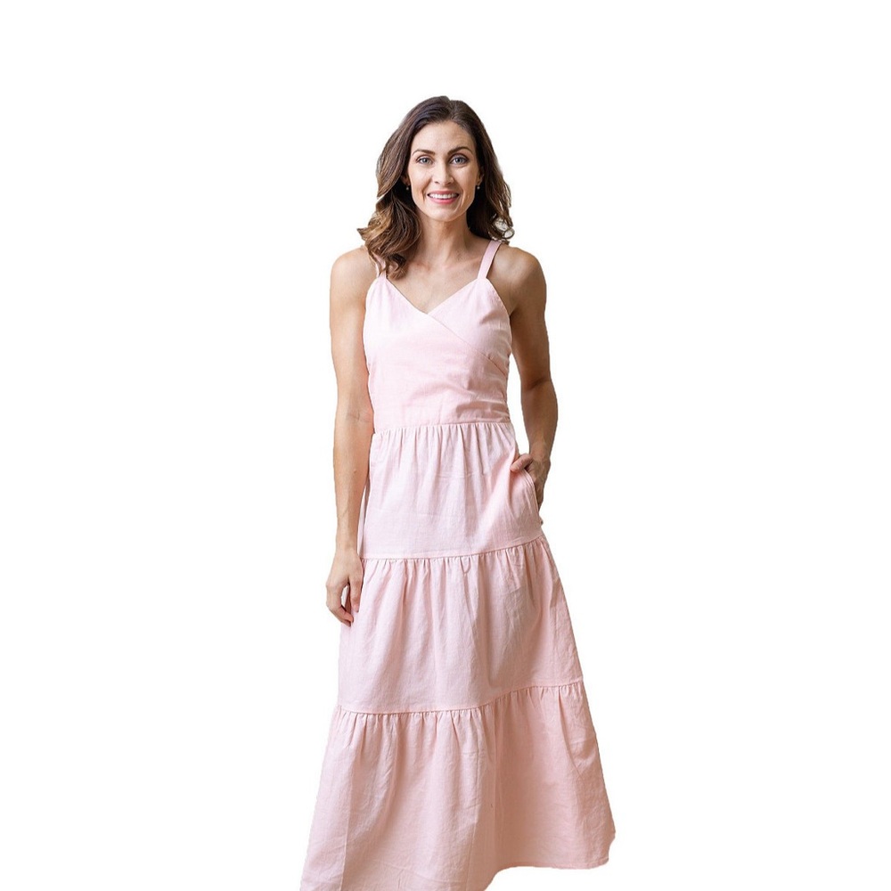 Like New!! Mommy and Me Hope & Henry Pale Pink Dress